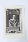 After sir anthony van dyck by George Vertue, engraving, offered Dec 2025