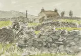 Untitled by Kyffin Williams, watercolour and pencil, sold Jul 2024