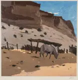Limited edition by Kyffin Williams, lithograph, sold Jul 2024