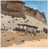 Limited edition by Kyffin Williams, lithograph, sold Jul 2024