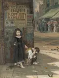 Untitled by Augustus Edwin Mulready, mixed media, offered Jul 2024