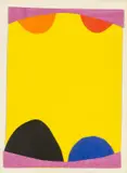 Collage - entitled by Terry Frost, Collage' on Beaux Arts Gallery Bath label, unsigned, sold Jul 2024