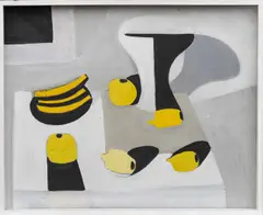 Untitled by Theodore Major, oil on board, sold Jul 2024