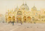 Mark's Venice by Helen Allingham, 1901, watercolour, sold Jul 2024