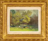 Untitled by Margaret Green, gouache on paper, sold Jul 2024