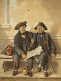 Untitled by Octavius Oakley, watercolour, sold Jul 2024