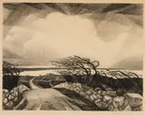 Untitled by Christopher Richard Wynne Nevinson, lithograph, sold Jul 2024