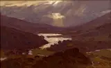 Untitled by David James Woodford, oil on board, sold Jul 2024
