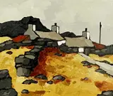 Rhosadd Goch by Stephen John Owen, oil on canvas, sold Jul 2024