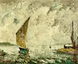 Impressionist by William Ludlow, oil on board, sold Jul 2024
