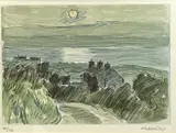Print - 'Y Ffordd i Porth Cwyfan by Kyffin Williams Ra limited edition, print, sold Jul 2024