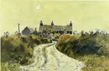 Penrhyn Du, Aberffraw by Kyffin Williams Ra limited edition, print, sold Jul 2024