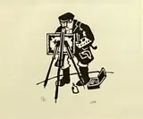 Untitled by Kyffin Williams Ra limited edition, lithograph, sold Jul 2024