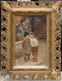 Label verso inscribed in German by Marie Wunsch, oil on panel, offered Jun 2024