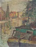 Untitled by Kálmán Kemény, oil on board, offered Jun 2024