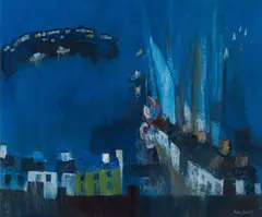 Kinsale County Cork by Ray Evans, mixed media, sold Jun 2024