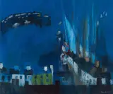 Kinsale County Cork by Ray Evans, mixed media, sold Jun 2024