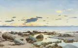 Untitled by Warren Williams, watercolour, sold Jun 2024