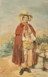Untitled by Octavius Oakley, watercolour, sold Jun 2024