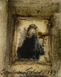 Picture Within a Picture by John Knapp-Fisher, 1997, watercolour, sold Jun 2024