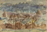 Untitled by Vera Bassett, 1967, watercolour, sold Jun 2024