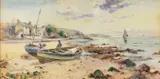 Untitled by Joseph Hughes Clayton, watercolour, sold Jun 2024