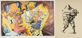 Big Man by Oliffe Richmond, lithograph, offered Jun 2024