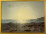 Indistinctly titled and dated by Eduard Hildebrandt, 1856, watercolour, sold Jun 2024