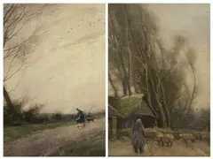 Untitled by William Tatton Winter, watercolour, sold Jun 2024