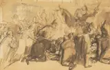 Law and Order by Thomas Roland Rathmell, ink, sold Jun 2024