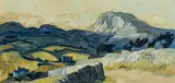 Mountain Road, Holyhead by Audrey Hind, oil on board, sold Jun 2024