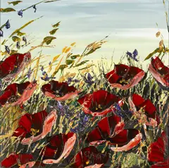 Untitled by Maya Eventov, acrylic on canvas, offered Jun 2024