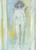 Susannah by Osi Rhys Osmond, gouache and pencil, sold Jun 2024
