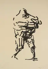 Big Man by Oliffe Richmond, lithograph, offered Jun 2024