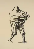 Big Man by Oliffe Richmond, lithograph, offered Jun 2024