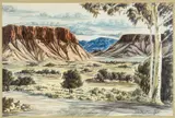 Possibly the MacDonnell by Keith Namatjira, watercolour, sold May 2024