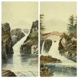 Watercolours by J. T. Parry, 1908, watercolor, offered May 2024