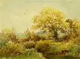 Greenfield Moor by Henry John Sylvester Stannard, watercolour, offered May 2024