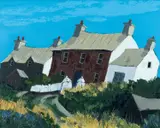 Tai Glan Mor, Abereiddy by Wynne Jenkins, oil on canvas, sold Apr 2024