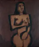 The Mexican Girl by Josef Herman, oil on board, sold Apr 2024