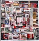Untitled by John Uzzell Edwards, oil and mixed, sold Apr 2024