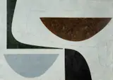 Passes By by Oliver Gaiger, acrylic on paper, sold Apr 2024