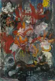Untitled by Leslie Moore, mixed media, sold Apr 2024