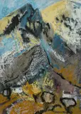 Y Garn by Gwilym Prichard, mixed media, sold Apr 2024