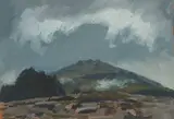 Entitled verso by David James Woodford, oil on board, offered Apr 2024