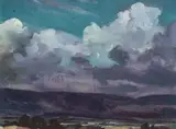 Untitled by Christopher Williams, oil on canvas, sold Apr 2024