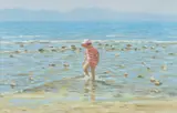 Llanddwyn Beach by Steven Jones, acrylic, sold Apr 2024