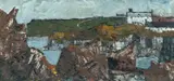 Anglesey by Arthur Pritchard, oil on board, sold Apr 2024