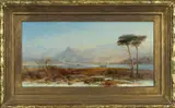 Beddgelert, On the Road to Porthmadog by James Webb, 1876, oil on board, sold Apr 2024