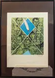 French poets by Evelyne Puech, print, offered May 2025